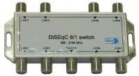 переключатель diseqc  8х1   gtp-1181  (globo-6018/i)для переключения 4 конвертеров одним ресивером  фото