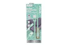 шнур usb - ios lighting mrm mr49i зеленый, длина 1 м, жидкий силиконовый кабель  фото