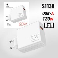 блок питания deespi de08, 5v / 120w , зарядное устройство с usb-a, белый цвет  фото