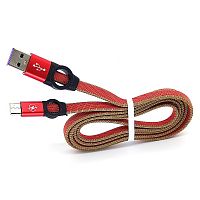 орбита ot-smm44 красный кабель usb 2.4a (microusb) 1м  фото