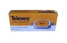 усилитель тв спутникового сигнала televes  20 дб, 950-2150 мгц, спутниковый в разрез кабеля, домовой  фото
