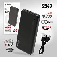 power bank зарядное устройство deespi dp01q 10000mah pd20w/qc3.0/fast 22.5w  фото