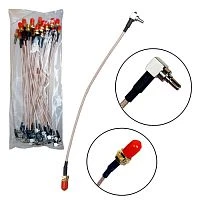 переходник sma мама - crc9 папа, пигтейл sma-female-crc9-male, адаптер для соединения 3g/4g антенны  фото