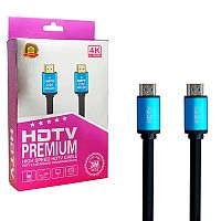 шнур hdmi mrm-power  3м hdmi-hdmi 4k hd ver 2.0 premium, позолоченные контакты,силиконовая оболочка  фото