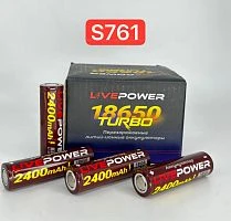 аккумулятор live-power g70 18650 lte38 (2400mah=2000mah, 3.7v) перезаряжаемая литий-ионная батарейка  фото