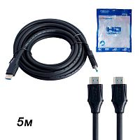 шнур hdmi mrm-power h220 5м hdmi-hdmi 4k  hd 2.0 резиновый  фото