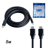 шнур hdmi mrm-power h220 5м hdmi-hdmi 4k  hd 2.0 резиновый  фото