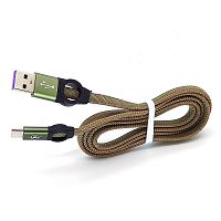 орбита ot-smm44 зеленый кабель usb 2.4a (microusb) 1м  фото